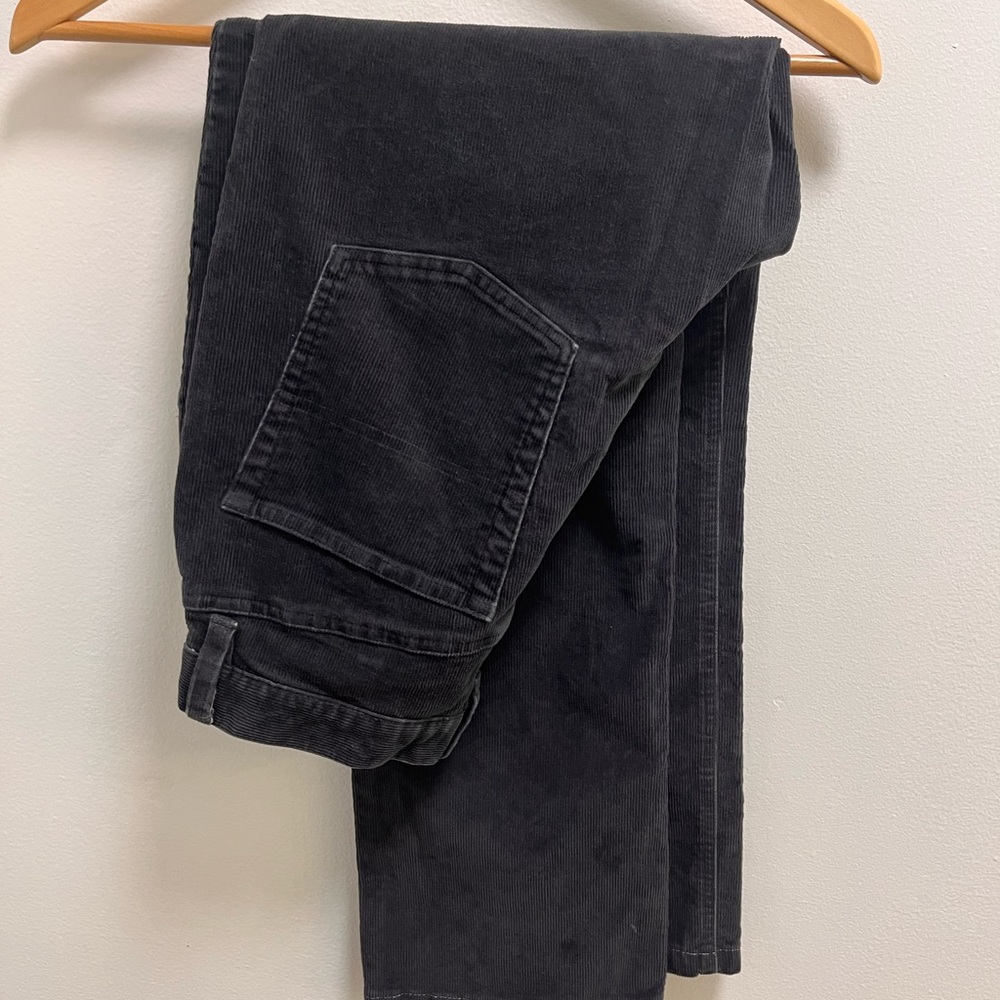 L.L. Bean Women’s Black Corduroy Relaxed Jeans